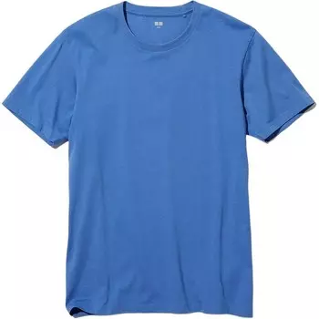 Футболка мужская небесно-голубая Uniqlo, голубой
