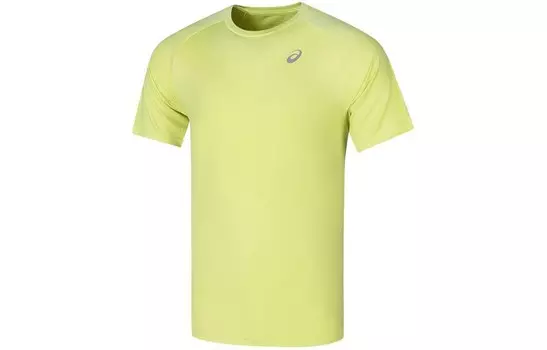 Футболка мужская неоново-зеленая Asics, зеленый
