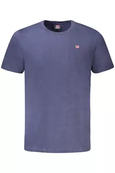 Футболка мужская Norway 1963 с коротким рукавом и логотипом бренда, синий