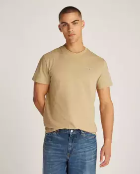 Футболка мужская облегающего кроя с короткими рукавами Tommy Jeans, желтый