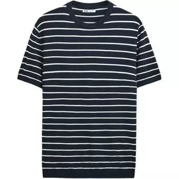 Футболка мужская Ocean Blue / White Zara, синий/белый