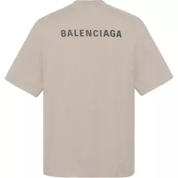 Футболка мужская Off White Balenciaga, кремовый