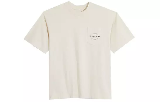Футболка мужская Off White Coach, кремовый