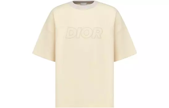 Футболка мужская Off White Dior, кремовый