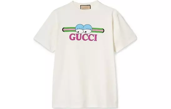 Футболка мужская Off White Gucci, кремовый