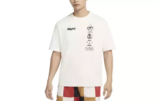 Футболка мужская Off White Jordan, кремовый