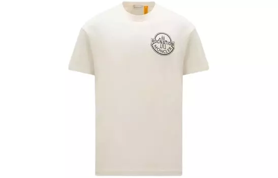 Футболка мужская Off White Moncler Genius, кремовый