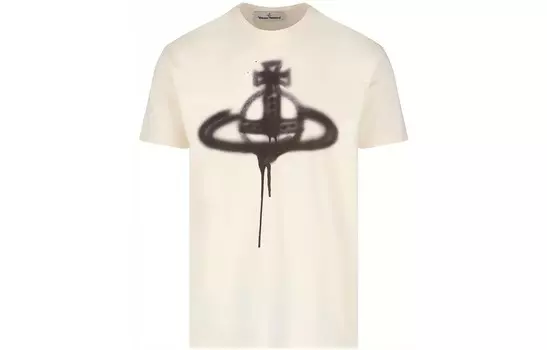 Футболка мужская Off White Vivienne Westwood, кремовый