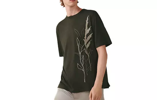 Футболка мужская оливковая Hermes, оливковый