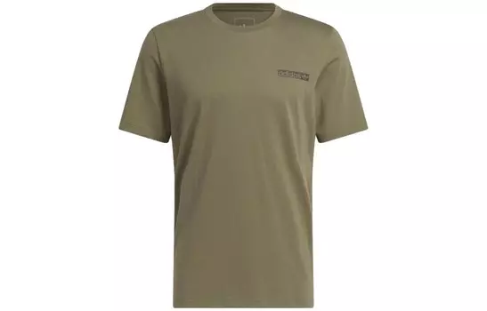Футболка мужская оливковая Strata Adidas Originals, оливковый