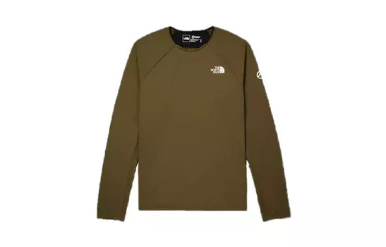 Футболка мужская оливковая The North Face, оливковый