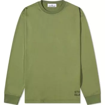 Футболка мужская оливково-зеленая Stone Island, оливково-зеленый