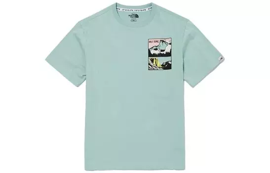 Футболка мужская оливково-зеленая The North Face, оливково-зеленый