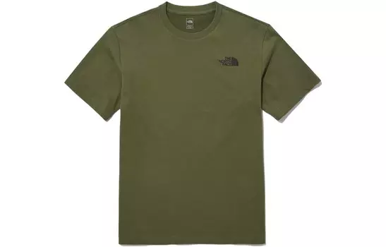 Футболка мужская оливково-зеленая The North Face, оливково-зеленый