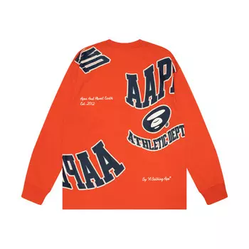 Футболка мужская оранжевая Aape, оранжевый