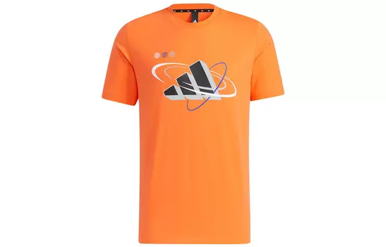 Футболка мужская оранжевая Adidas, оранжевый