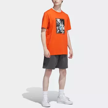 Футболка мужская оранжевая Adidas Originals, оранжевый