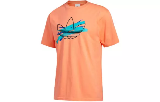 Футболка мужская оранжевая Adidas Originals, оранжевый