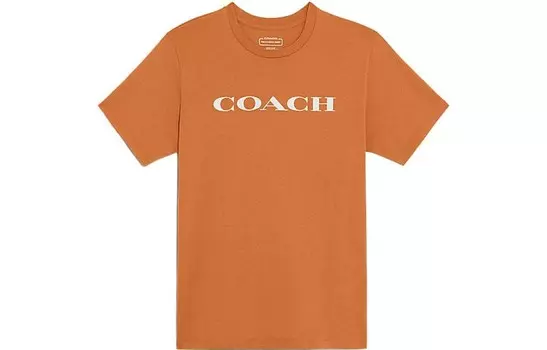 Футболка мужская оранжевая Coach, оранжевый