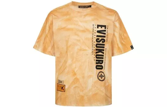 Футболка мужская оранжевая Evisu, оранжевый