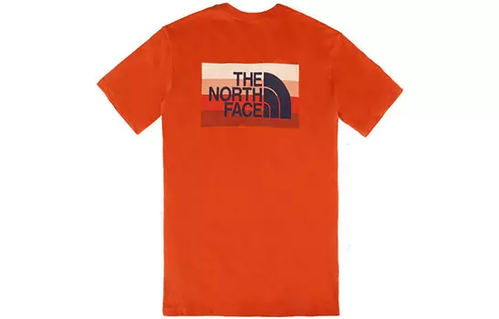 Футболка мужская оранжевая The North Face, оранжевый