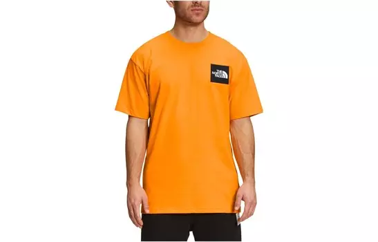 Футболка мужская оранжевая The North Face, оранжевый