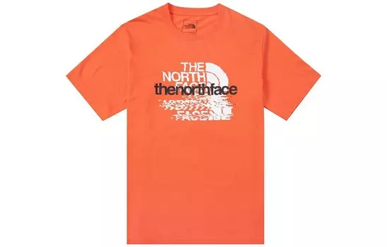 Футболка мужская оранжевая The North Face, оранжевый