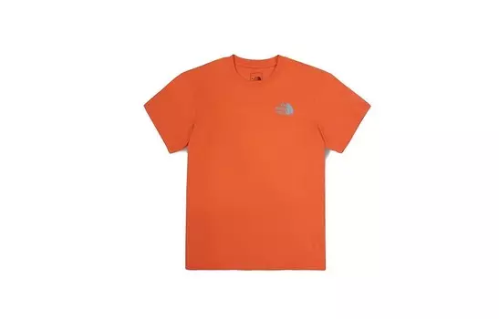 Футболка мужская оранжевая The North Face, оранжевый
