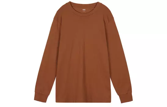 Футболка мужская оранжево-красная -26 Uniqlo, красный