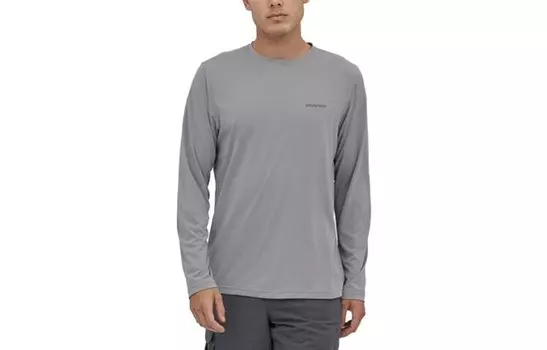 Футболка мужская Patagonia, цвет Lago Blue/FTLA