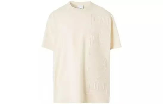 Футболка мужская пергаментного цвета Burberry, цвет Parchment color