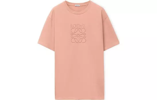 Футболка мужская персиково-розовая Loewe, розовый