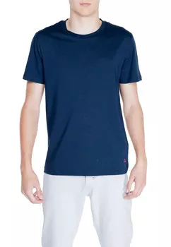 Футболка мужская Peuterey однотонная, синий