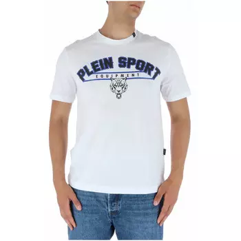 Футболка мужская Plein Sport с логотипом бренда, белый