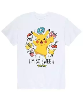 Футболка мужская Pokemon I'm So Sweet AIRWAVES, белый