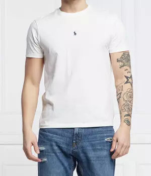 Футболка мужская Polo Ralph Lauren Custom Slim Fit, белый