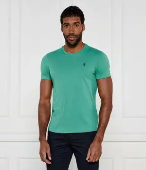 Футболка мужская Polo Ralph Lauren Custom Slim Fit, мятный