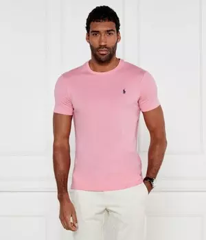 Футболка мужская Polo Ralph Lauren Custom Slim Fit, розовый