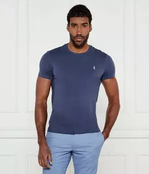 Футболка мужская Polo Ralph Lauren Custom Slim Fit, синий
