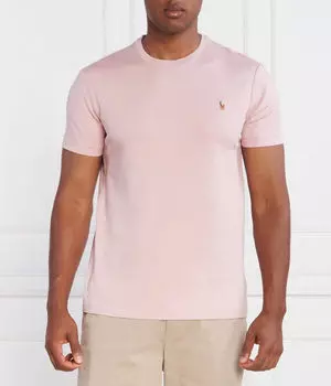 Футболка мужская Polo Ralph Lauren хлопковая, розовый
