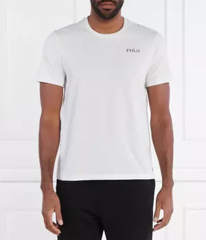 Футболка мужская Polo Ralph Lauren хлопковая с логотипом, белый