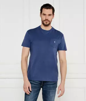 Футболка мужская Polo Ralph Lauren классического кроя, синий