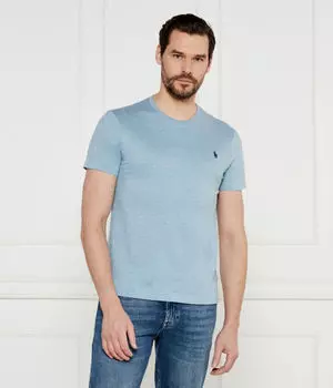 Футболка мужская Polo Ralph Lauren облегающего кроя, голубой