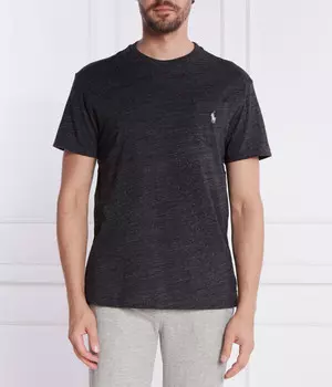 Футболка мужская Polo Ralph Lauren однотонная с нагрудным карманом, серый