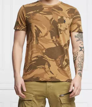 Футболка мужская Polo Ralph Lauren с принтом, зеленый