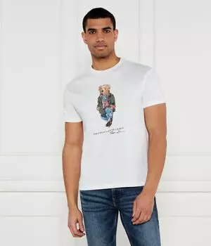 Футболка мужская Polo Ralph Lauren с рисунком, белый
