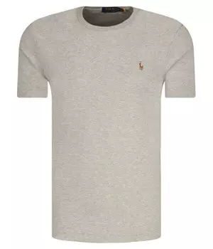 Футболка мужская Polo Ralph Lauren тонкая из хлопка, серый