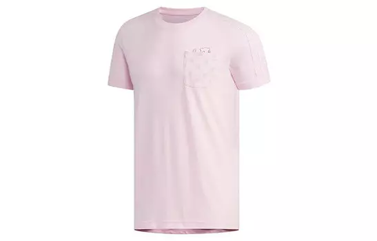 Футболка мужская прозрачная розовая Adidas Neo, розовый