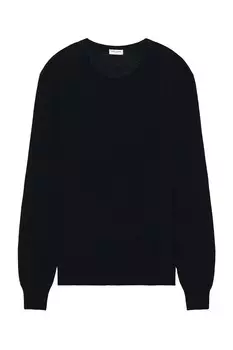 Футболка мужская Pull Col Rond Saint Laurent, цвет Bleu Nuit