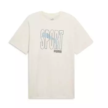 Футболка мужская PUMA SPORT, цвет alpine snow